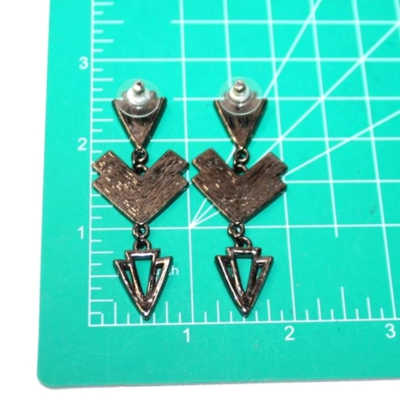 Lulu Frost Mock-up Abalone Mosiac Dangle Earrings - Picture 5 of 7